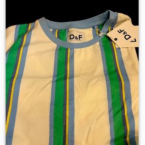 D&F shirt men medium NWT